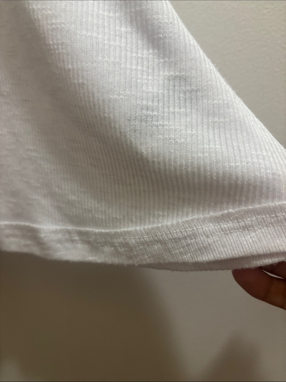 Free People White Ribbed Muscle Tank - Picture 3 of 6